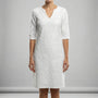 Sommerkleid Mit V-Ausschnitt Und Lockerem Schnitt - Ilayda