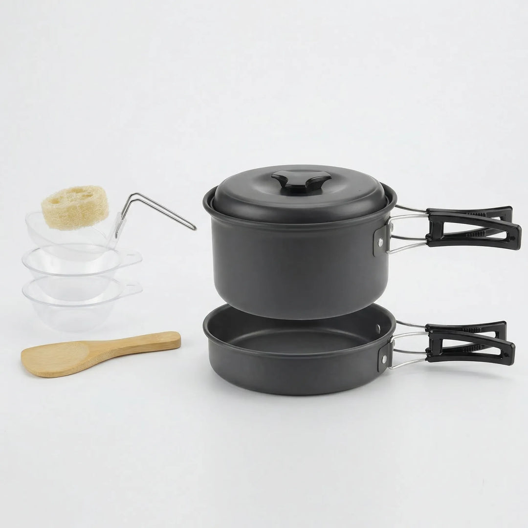 Stapelbares Outdoor-Kochset -  Campouri