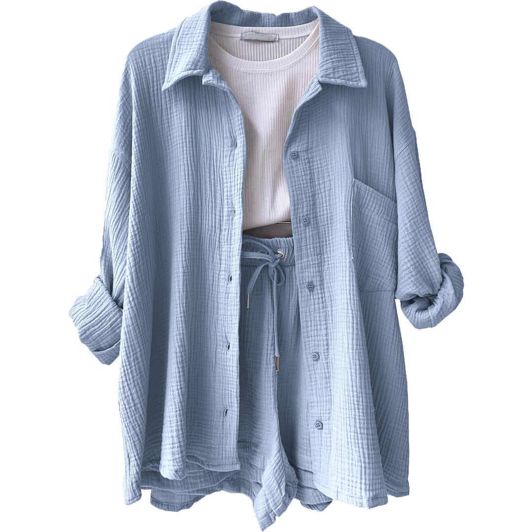 Trendige Baumwoll-Sommerhose für Damen – Faylin