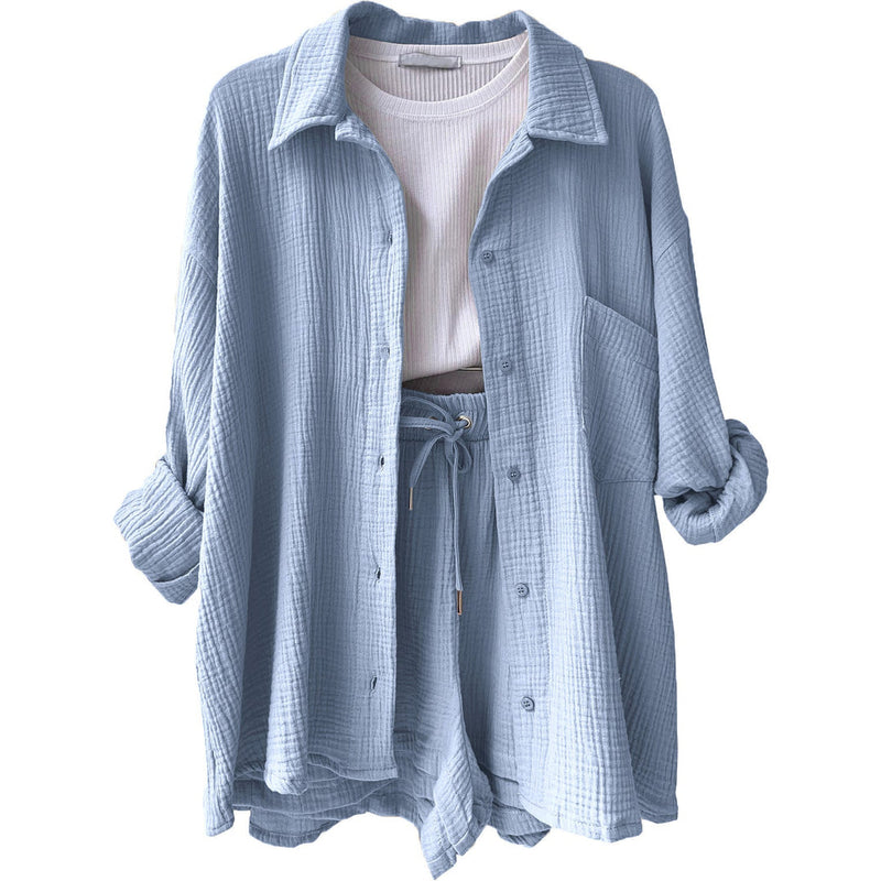 Trendige Baumwoll-Sommerhose für Damen – Faylin