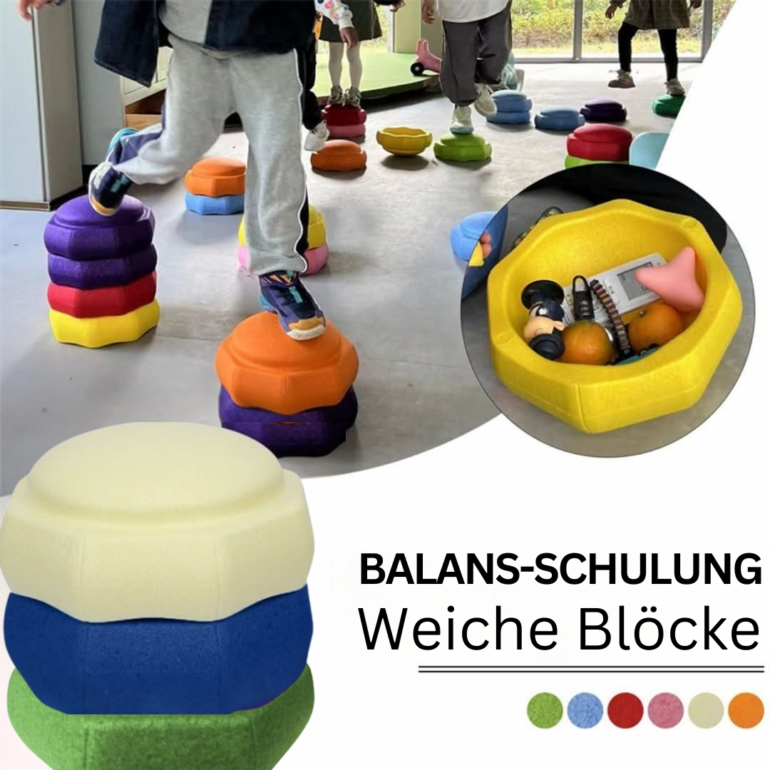 Stapelfähige Trittsteine für kreatives Spiel und Balance – StepJoy