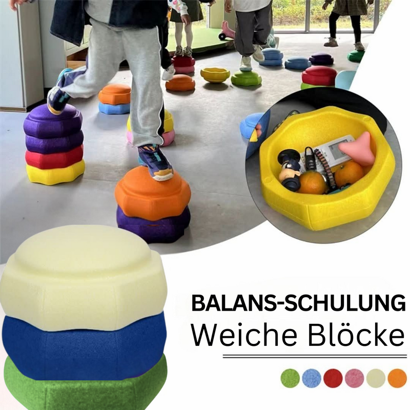 Stapelfähige Trittsteine für kreatives Spiel und Balance – StepJoy
