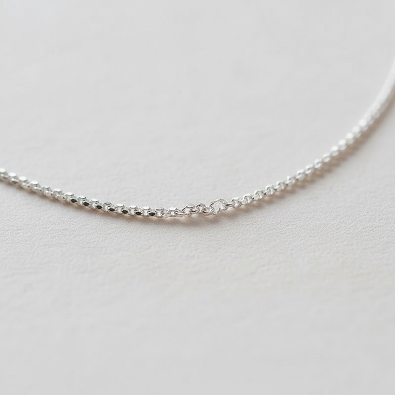 Sterlingsilber Kettenhalskette - SparkleChain