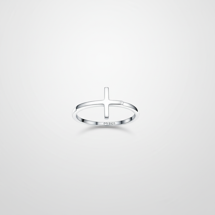 Sterlingsilber Ring - CrossRing