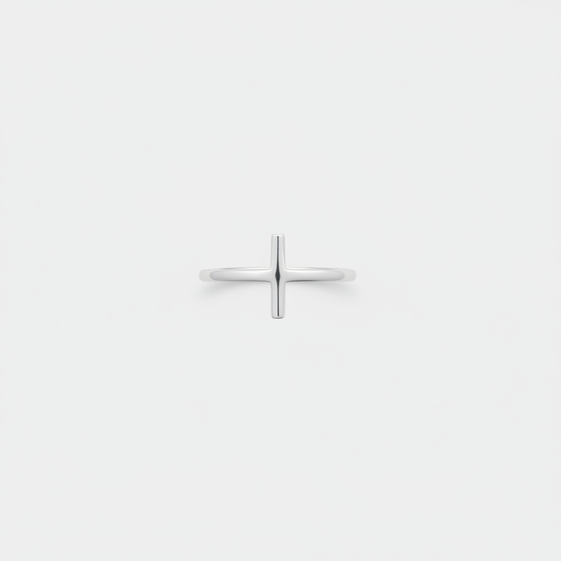 Sterlingsilber Ring - CrossRing