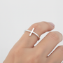 Sterlingsilber Ring - CrossRing