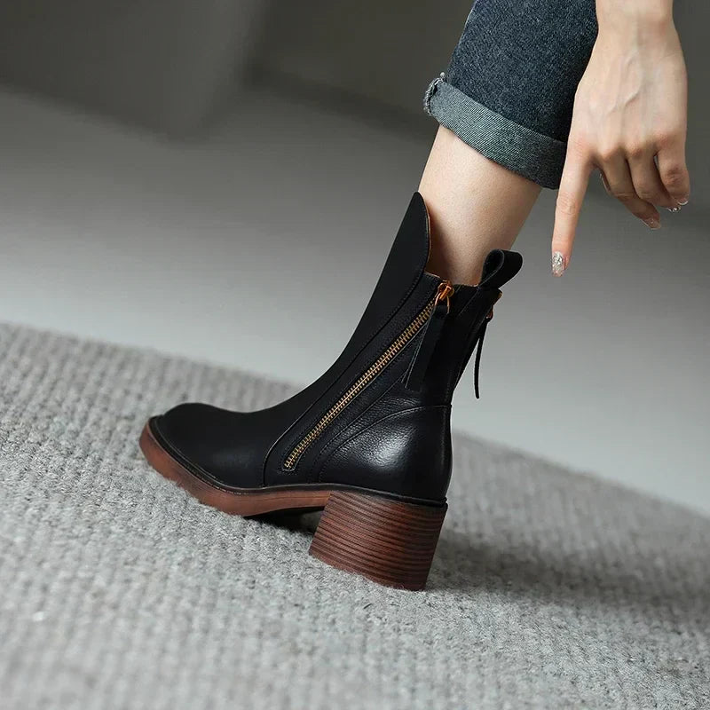 Stiefelette Mit Reißverschluss - Lea