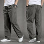 Straight-Cut Cargo Trousers With Elasticated Waist - Terrance
