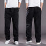Straight-Cut Cargo Trousers With Elasticated Waist - Terrance
