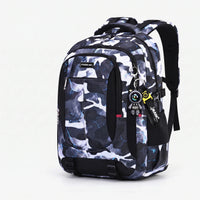 Strukturierter Multi-Fächer-Schulrucksack - Zenthos