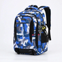 Strukturierter Multi-Fächer-Schulrucksack - Zenthos