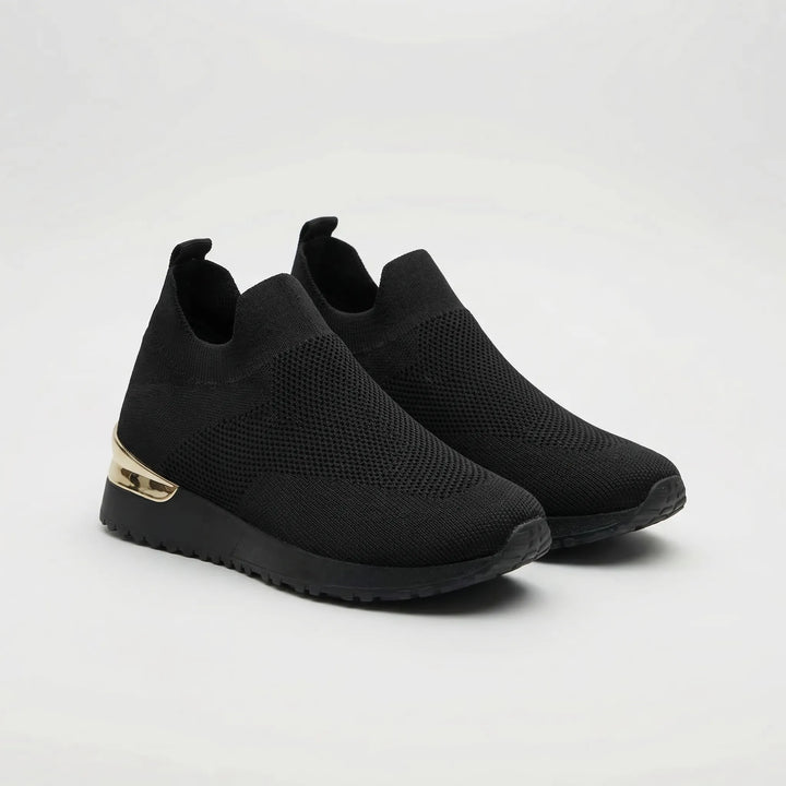 Supportive Knit Sock-Style Sneaker - Hazel