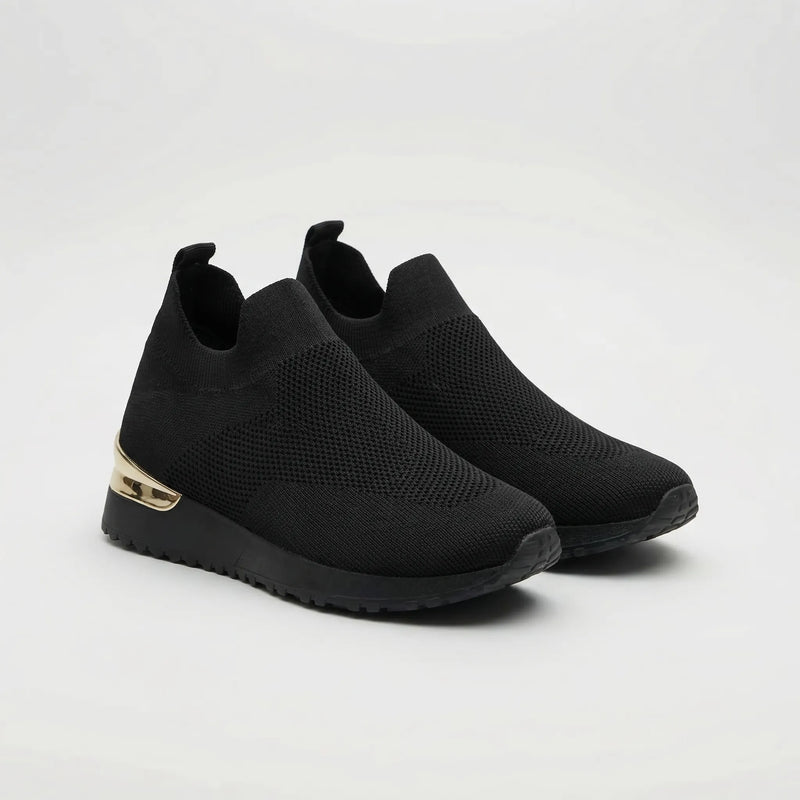 Supportive Knit Sock-Style Sneaker - Hazel