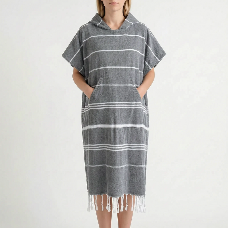 Surfponcho Mit Kapuze - Loomira