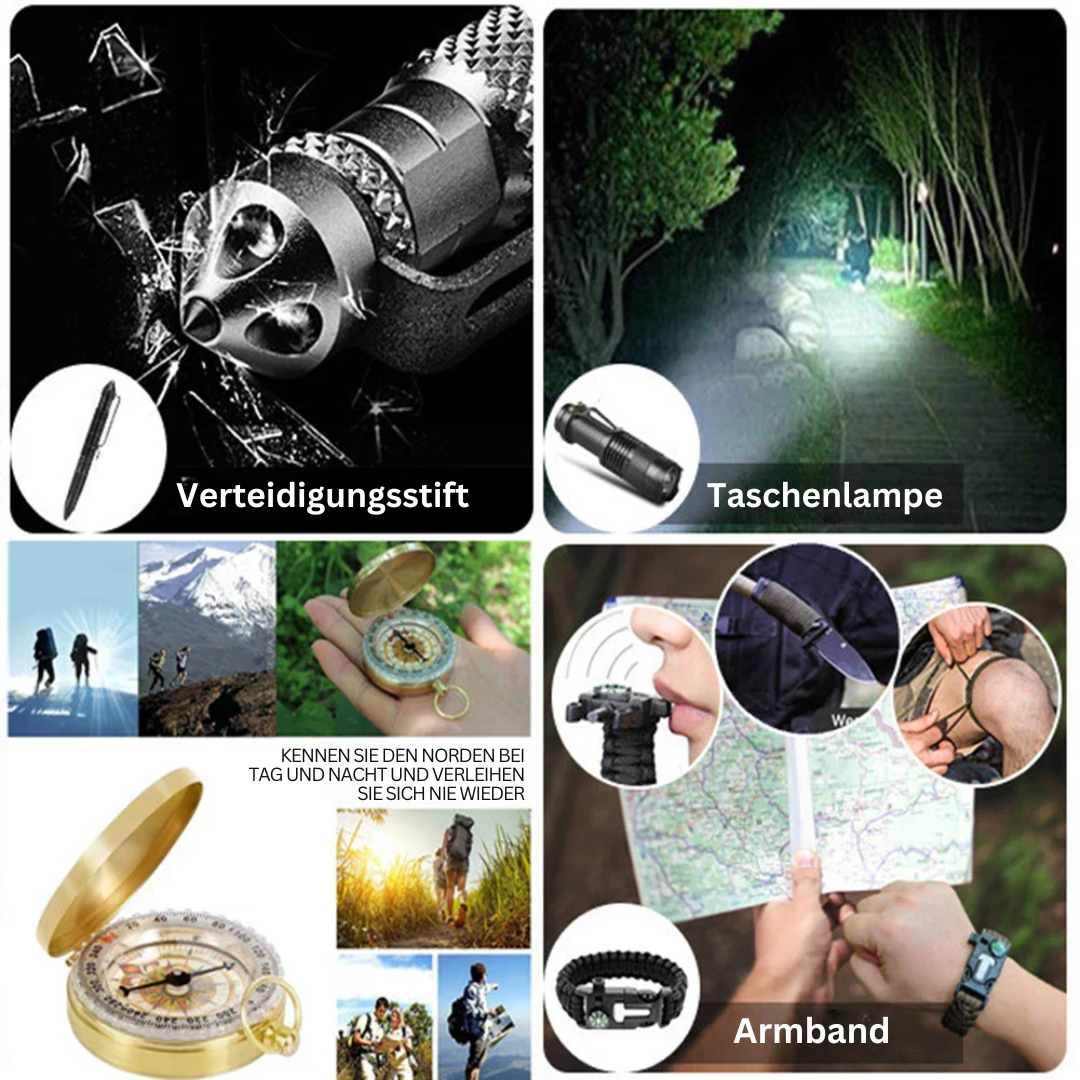 38-in-1 Erste-Hilfe- und Survival-Kit – SurvivalAid