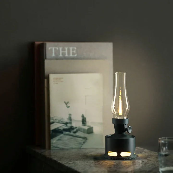 Wiederaufladbare Vintage LED Laterne - LumaLantern