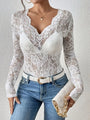 Taillierte Bluse Mit Spitzendetails - Lilia