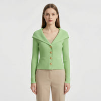 Taillierte Kurze Strickjacke - Cosima