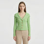 Taillierte Kurze Strickjacke - Cosima