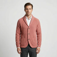 Taillierter Strickjacke Mit Schalkragen - Alberto