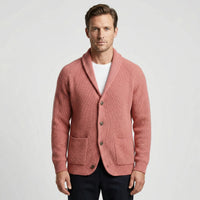Taillierter Strickjacke Mit Schalkragen - Alberto