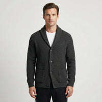 Taillierter Strickjacke Mit Schalkragen - Alberto