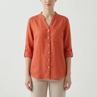 Tailored Button-Up Summer Shirt - Esther