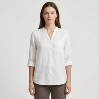 Tailored Button-Up Summer Shirt - Esther