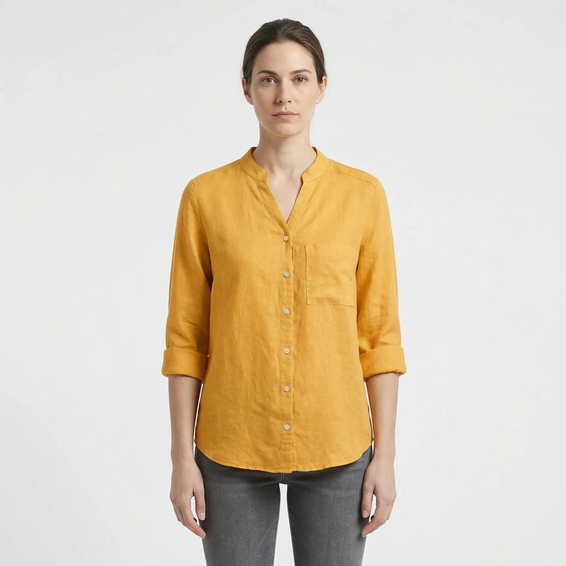 Tailored Button-Up Summer Shirt - Esther
