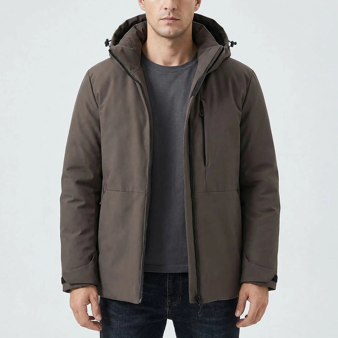 Thermo-Windbreaker Mit Kapuze -  Wyndrix