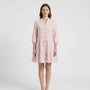 Tiered Ruffle-Hem Shirt Dress - Shelley