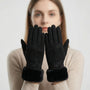 Touchscreen-Taugliche Winterhandschuhe Mit Plüschrand - Jodi