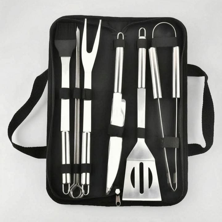 Tragbares Grillbesteck-Set - Grillora