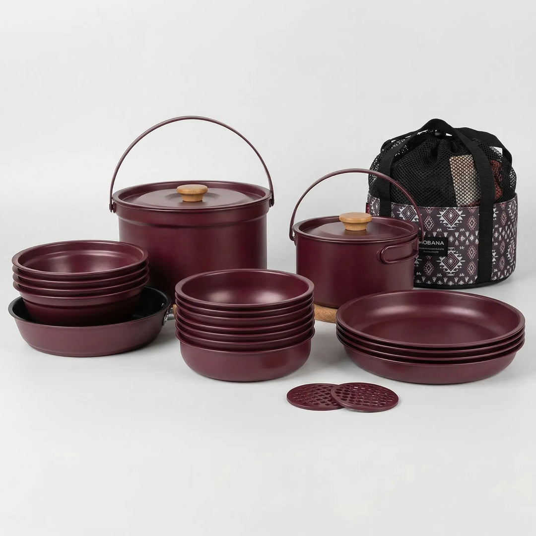 Tragbares Und Mehrteiliges Outdoor-Kochset -  Outvenco