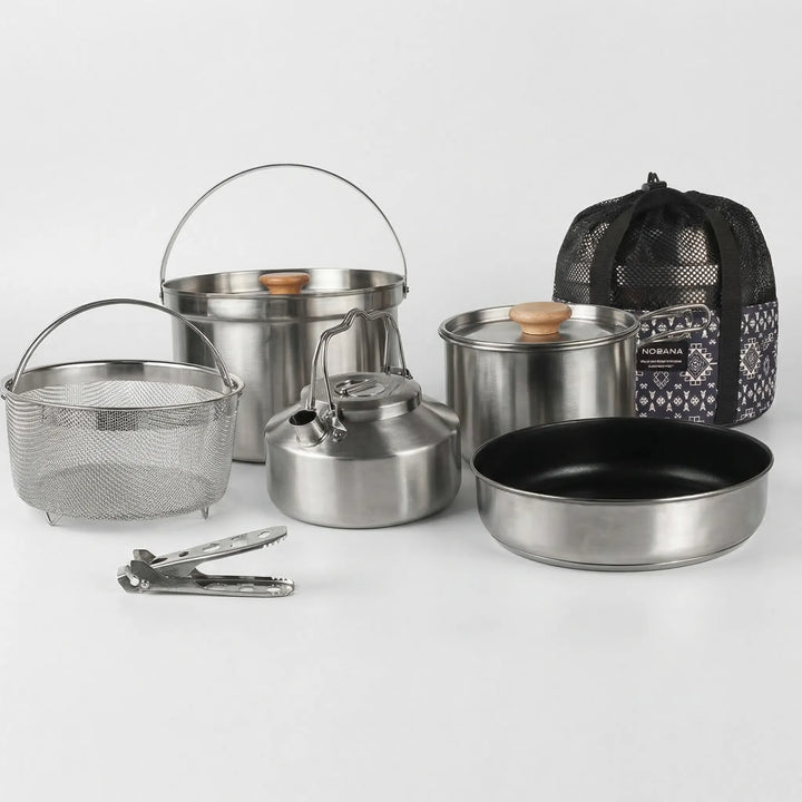Tragbares Und Mehrteiliges Outdoor-Kochset -  Outvenco