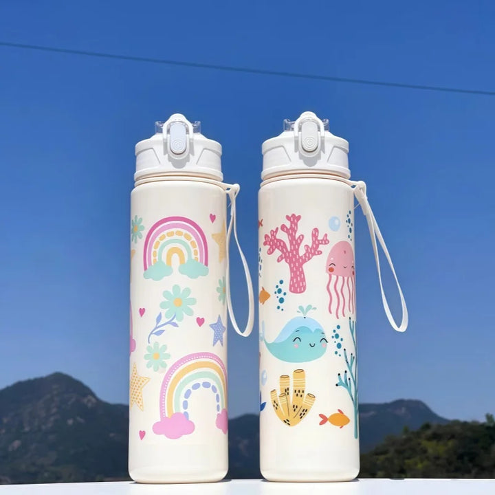 Trinkflasche Für Kinder Mit Cartoon-Motiven - Sipify