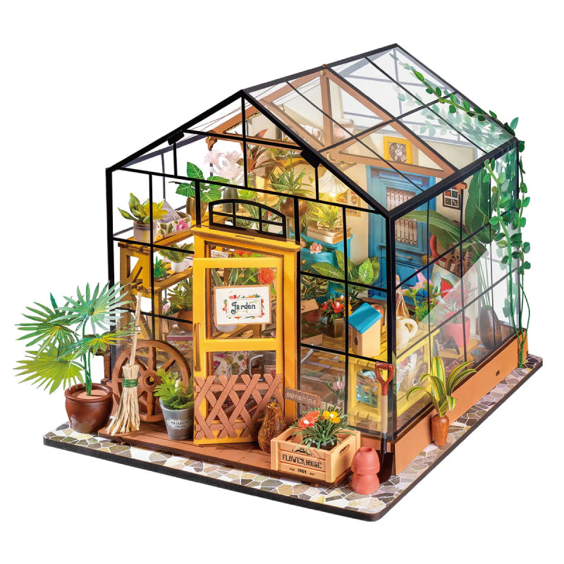 Miniatur DIY Gartenhaus Bausatz – BloomHaus