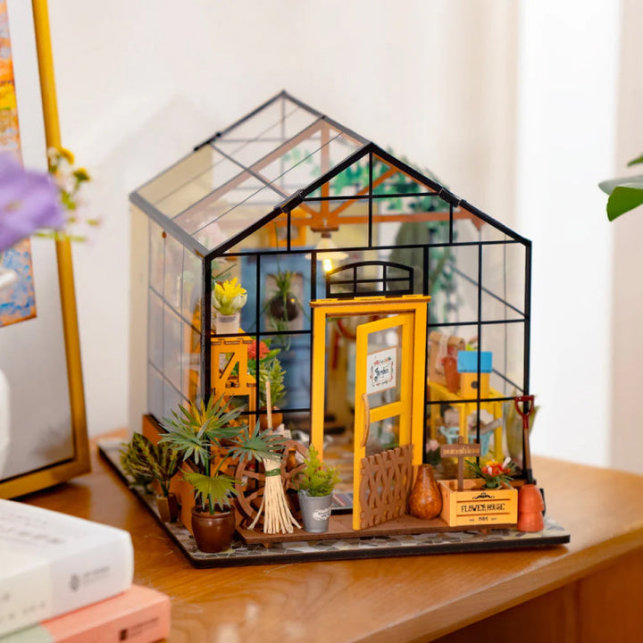 Miniatur DIY Gartenhaus Bausatz – BloomHaus