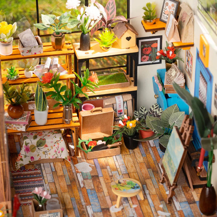 Miniatur DIY Gartenhaus Bausatz – BloomHaus