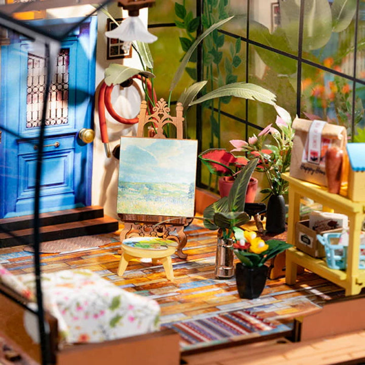 Miniatur DIY Gartenhaus Bausatz – BloomHaus