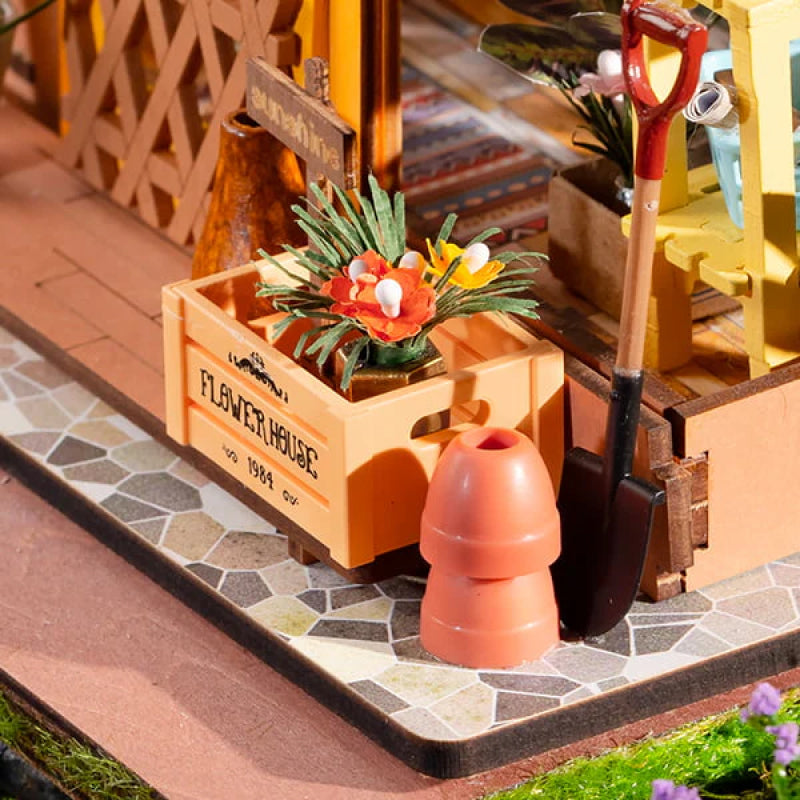 Miniatur DIY Gartenhaus Bausatz – BloomHaus