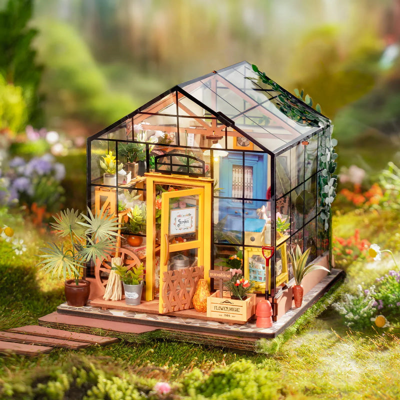 Miniatur DIY Gartenhaus Bausatz – BloomHaus