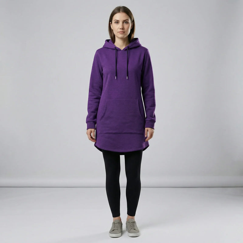 Tunika-Kleid Mit Känguru-Tasche - Pauline