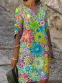 Sommertop mit Blumenmuster - Marisol