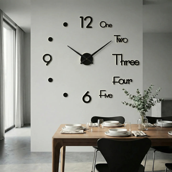 Übergroße Moderne Wanduhr - Clockique