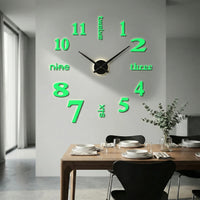 Übergroße Moderne Wanduhr - Clockique