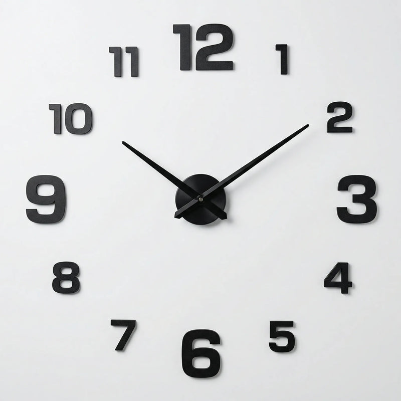 Übergroße Moderne Wanduhr - Clockique