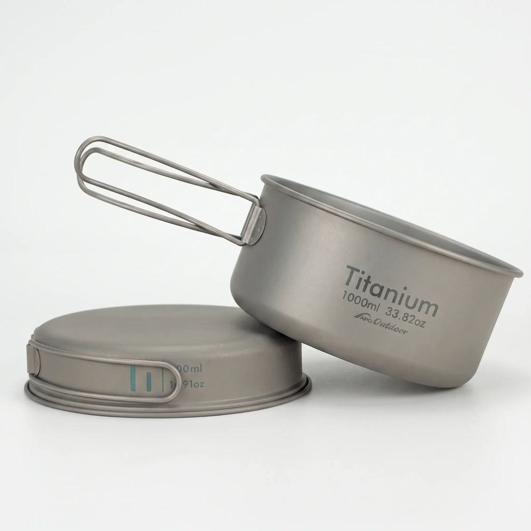 Ultraleichtes Kochset Mit Klappgriffen -  Summitware