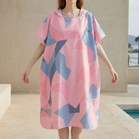 Umziehponcho Mit Geometrischem Muster - Loomera