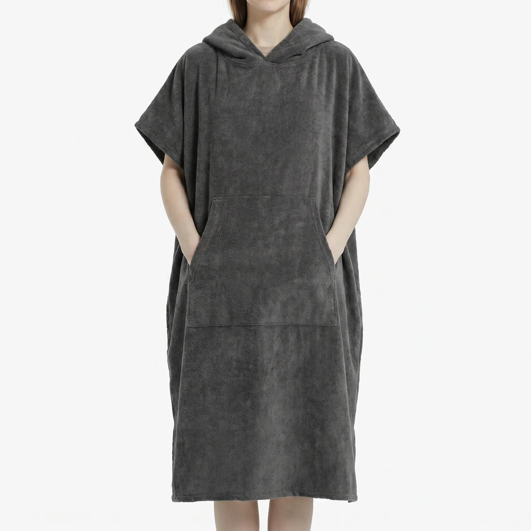 Umziehponcho Mit Kapuze - Rovada